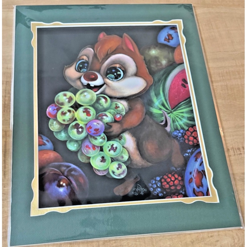 2026 Disney Parks Paradise Picnic Dale Jasmine Becket-Griffith 14x18" Print